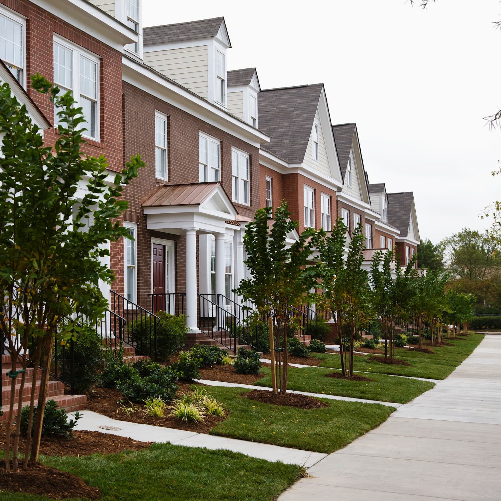 Townhome and multi-family roofing project in Minnetonka