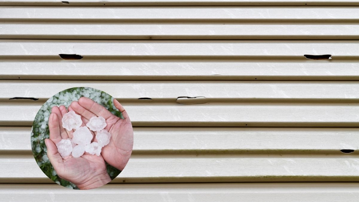 hail damage siding