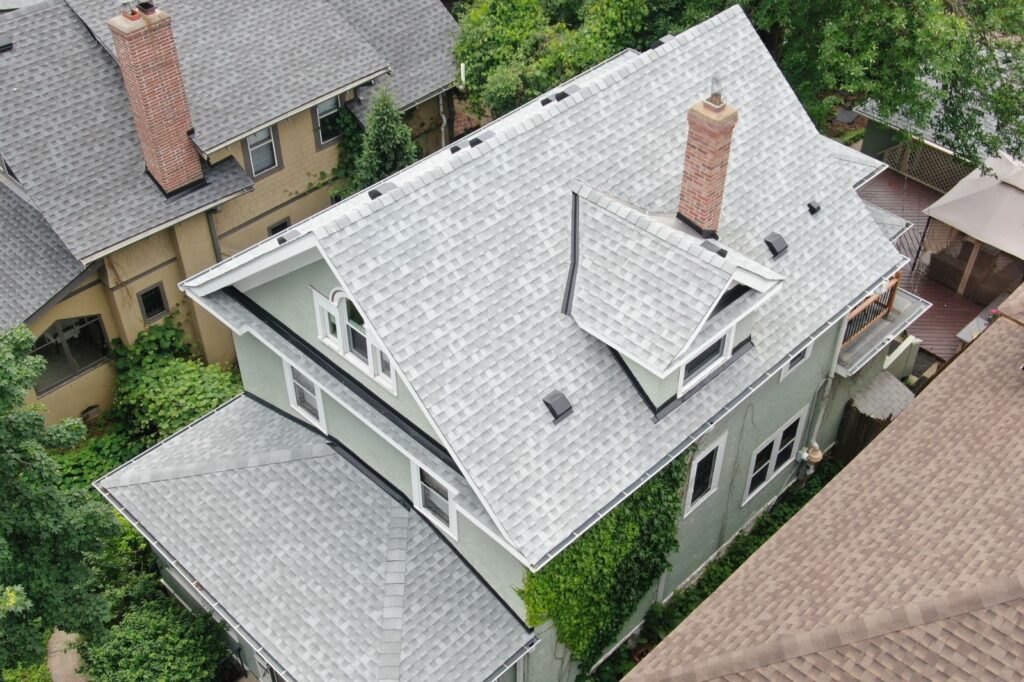 Storm damage roof replacement in Minneapolis MN
