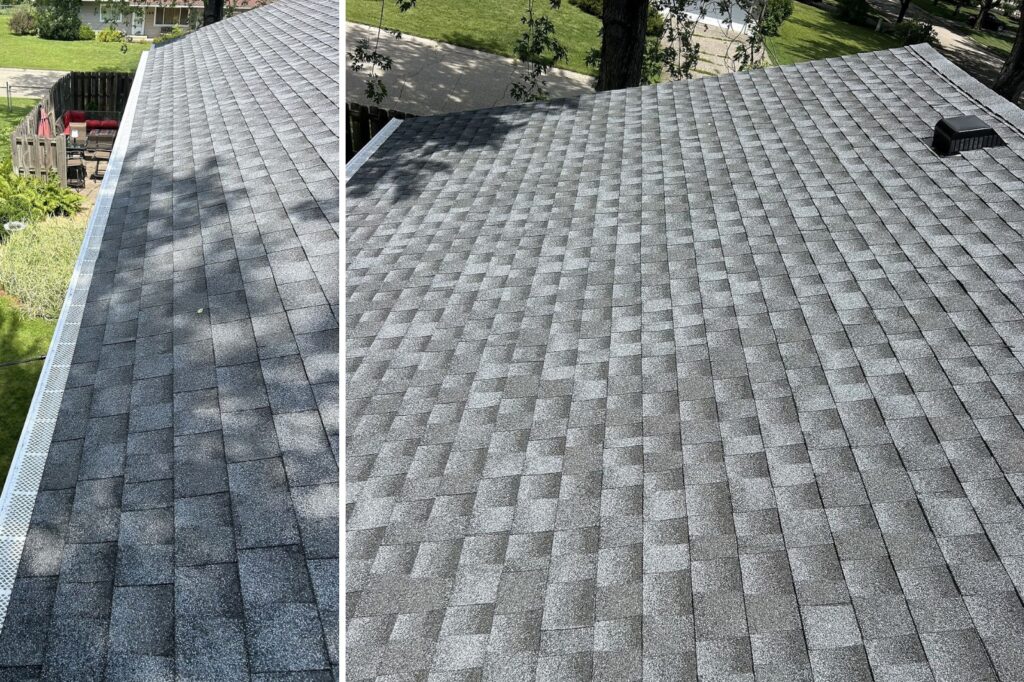 Close up of GAF Timberline Shingles on home in Apple Valley, MN
