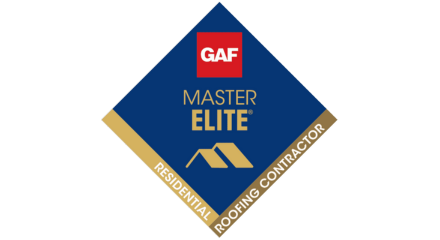 GAF Master Elite roofing contractor badge