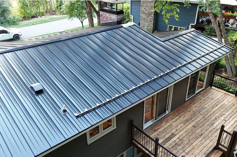 Standing Seam Metal Roof Installation in Minnetonka, MN in Lakeville